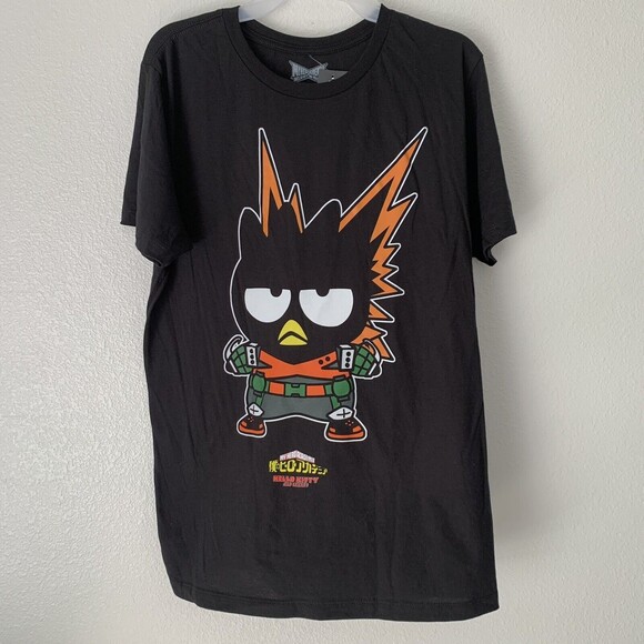 Hello Kitty Badtz Maru X My Hero Academia Bakugo Unisex (MED) T-Shirt NWT - Picture 2 of 5